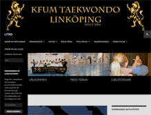 Tablet Screenshot of linkopingtaekwondo.se